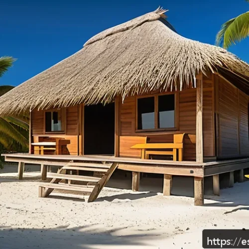 Home 30 키리바시 지역별 숙소 추천 - A cozy traditional family house in Tarawa, Kiribati, blending modern comfort with local island archi...